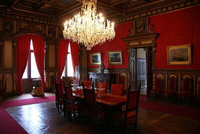Interior dining room