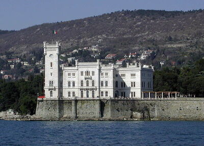 View of Miramare castle