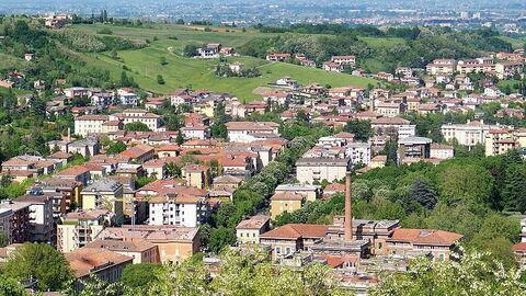 Panorama of Salsomaggiore Terme