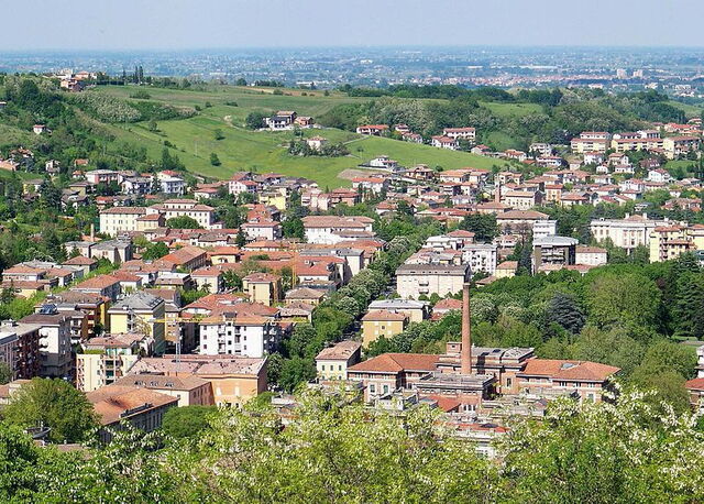 Panorama of Salsomaggiore Terme