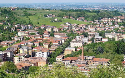 Panorama of Salsomaggiore Terme