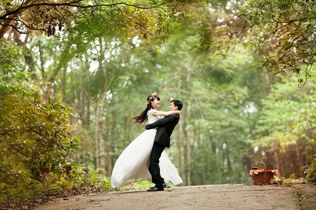 Couple dancing