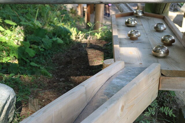 A marble run