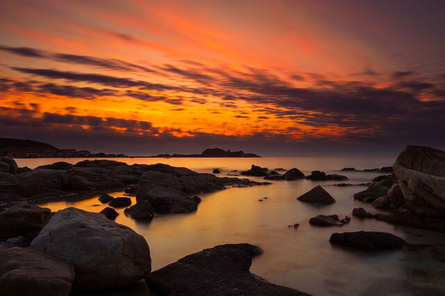 Sunset in Sardinia