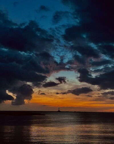 View over the sea in Apulia