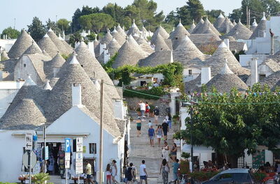 A roof of a trullo