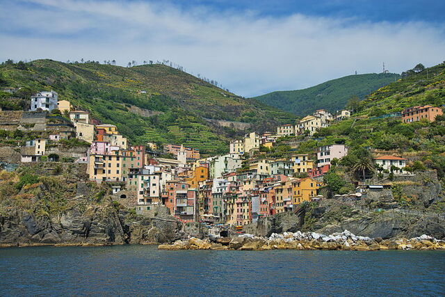 The Cinque Terre town of Riomaggiore