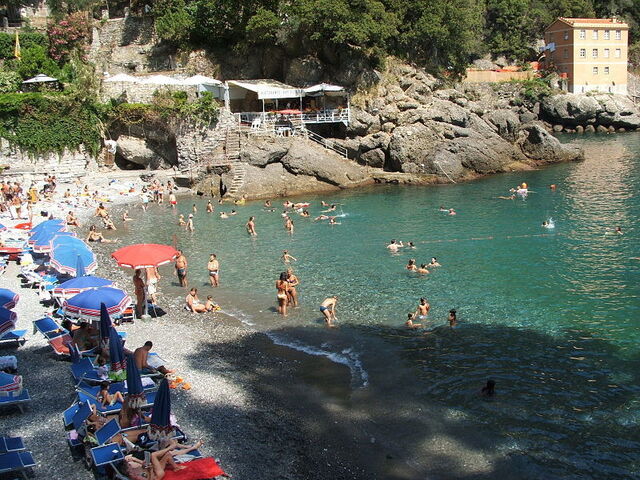 San Fruttuoso beach