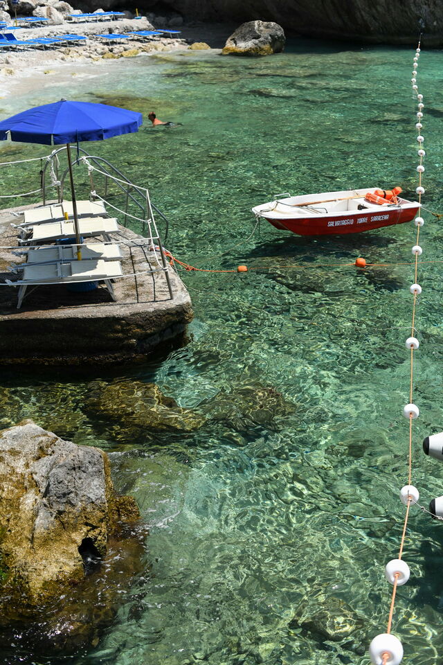 The sea in Capri