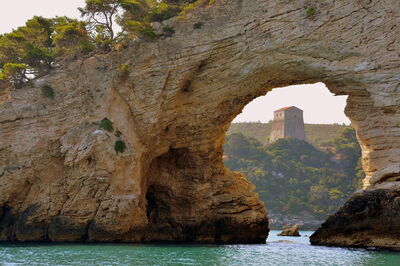 Sea stacks in Gargano