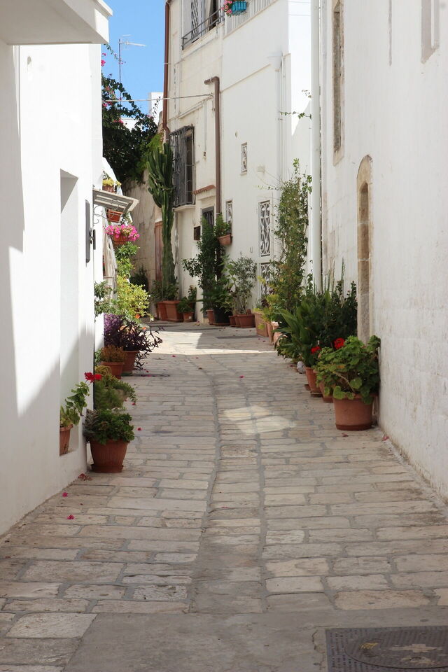 An alley in Ostuni