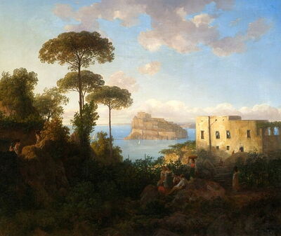 Ischian Landscape, Thomas Ender