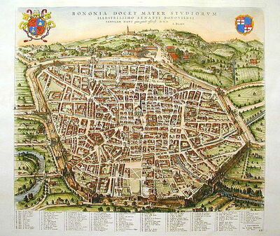 Map of Bologna