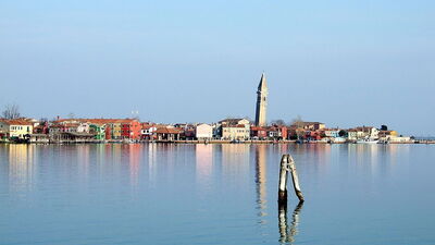 View of Burano island