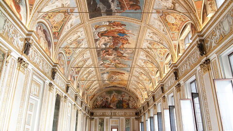The beautiful interior of the Palazzo Ducale