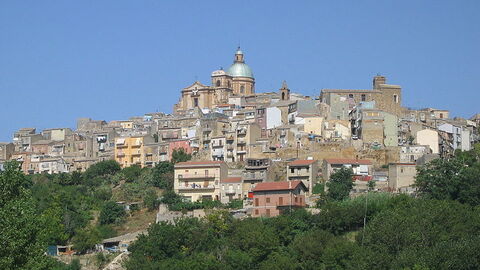 City of Piazza Armerina in Sicily