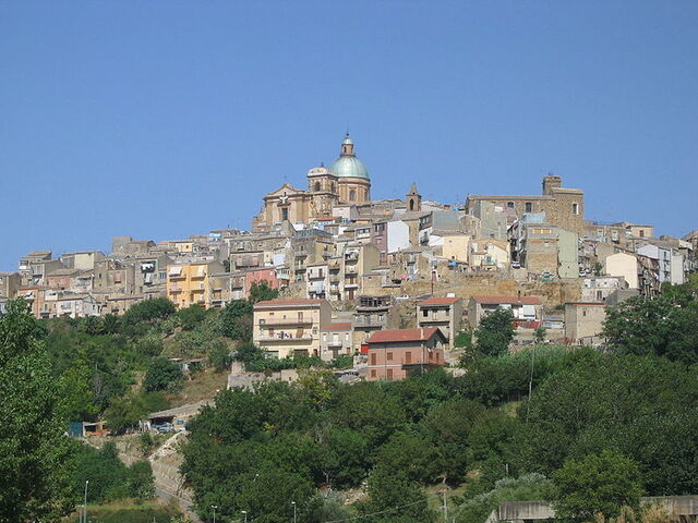 City of Piazza Armerina in Sicily