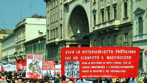 Liberation day in Italy