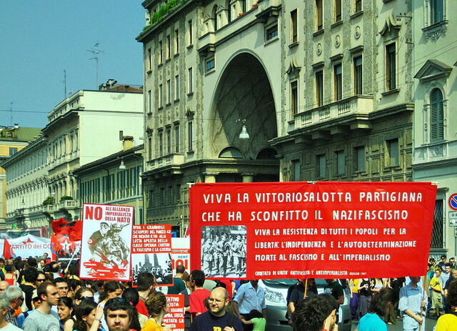 Liberation day in Italy