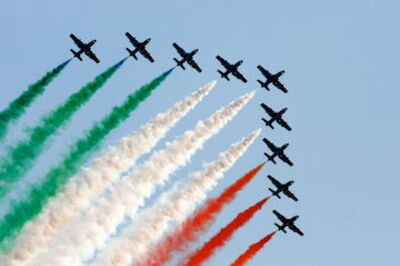 liberation day frecce tricolori