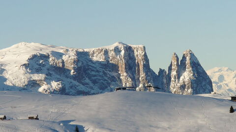 Altipiano dello Sciliar in winter