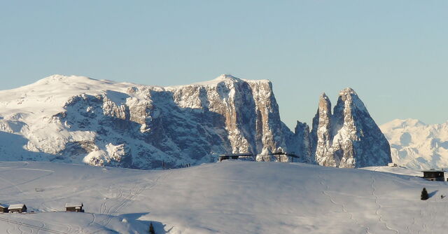 Altipiano dello Sciliar in winter
