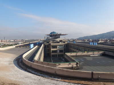 Rooftop test track, Fiat Lingotto