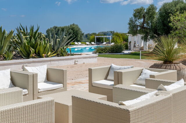 Lounging at Masseria Isaia