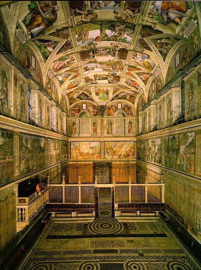 Interior of the Sistine Chapel