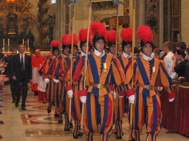 The Swiss Guard uniform