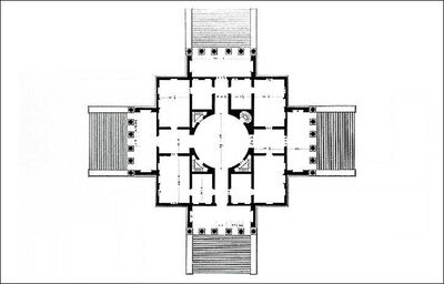 La Rotonda, Plan