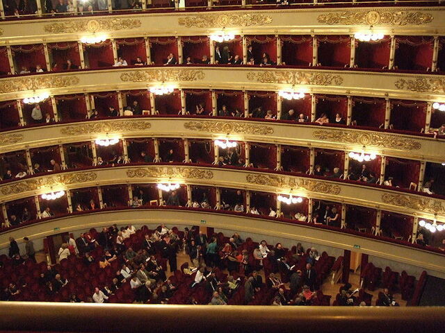 Inside Milan's opera theatre