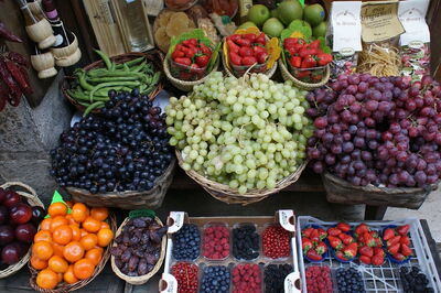 Food for sale in Siena