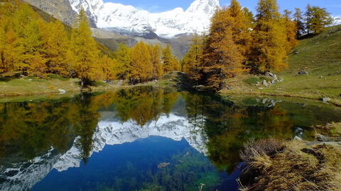 A lake in the Aosta Valley