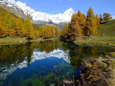 A lake in the Aosta Valley