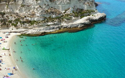 A beach in Calabria