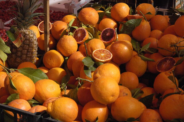 Ballarò Market, oranges
