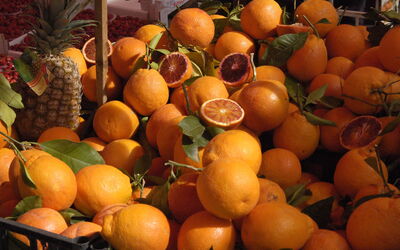 Ballarò Market, oranges
