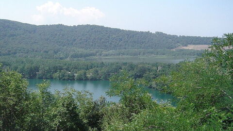 Volcano lakes in Basilicata