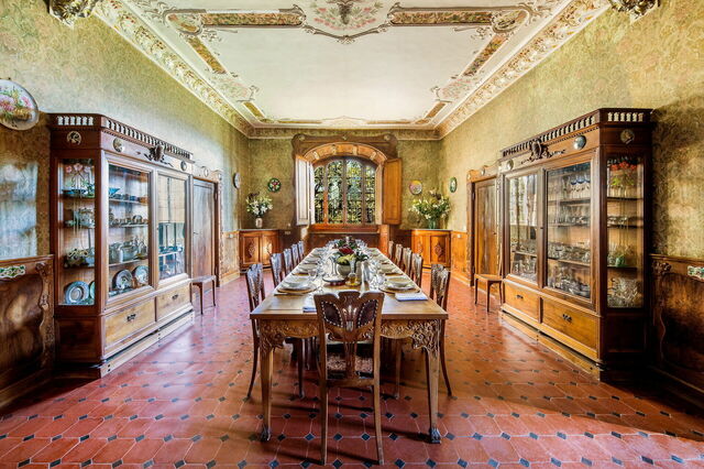 Castello Di Cafaggio, dining room
