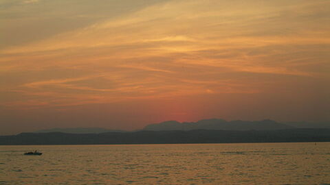 Sunset in Sirmione