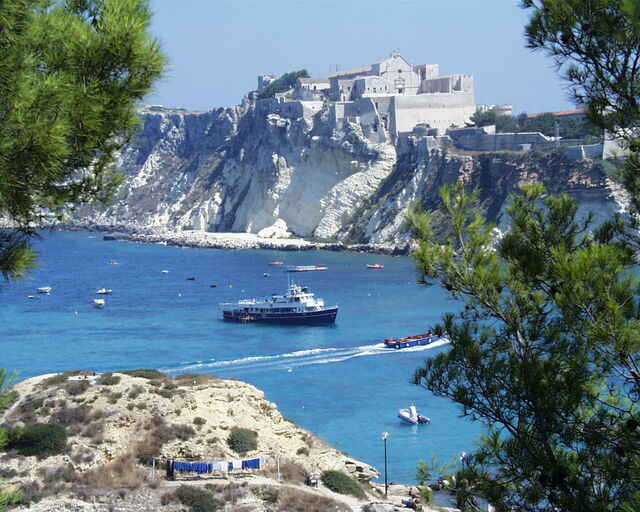 Island of San Nicola in Apulia