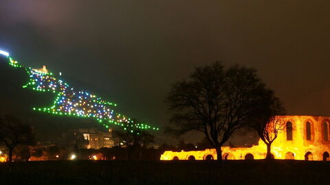 Monte Ingino Christmas Tree
