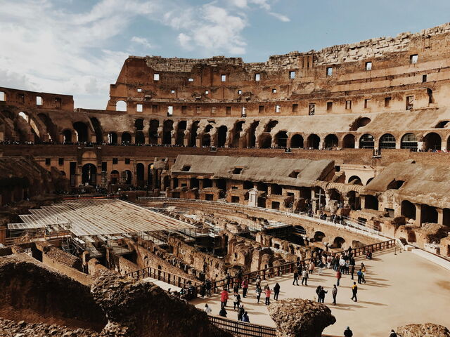 Interior of the Colosseum
