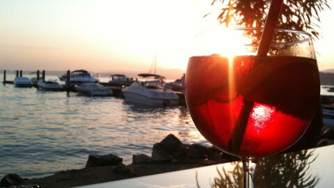Looking over Lake Garda