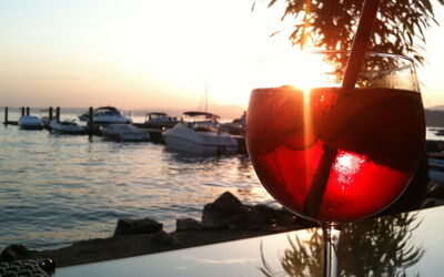 Looking over Lake Garda