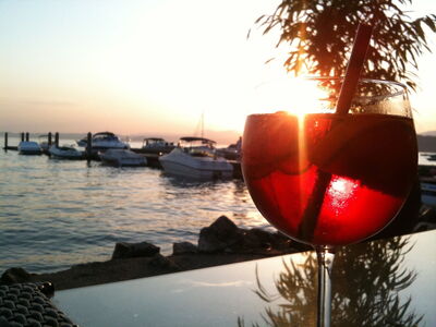 Looking over Lake Garda