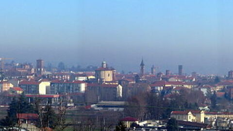 View of Asti city