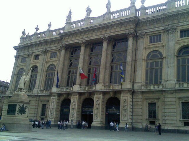 Facade of Palazzo Madama, Turin