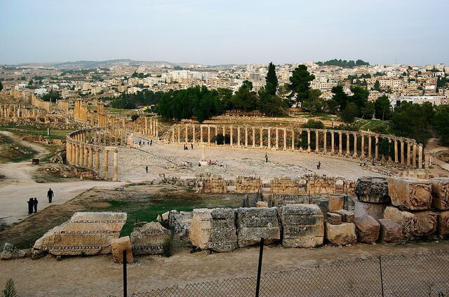 Roman Forum built during the reign of the empire